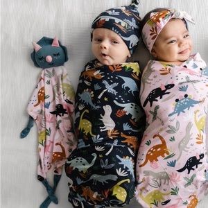 Pink Jurassic Jungle Sleepyhead Lovey